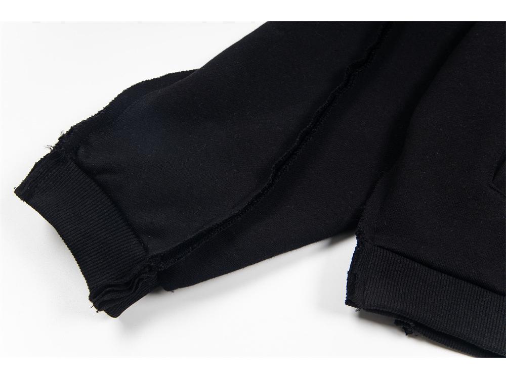 Cardigan con Cappuccio Pesante Lavato Metalico Thug Club con Design Batik Patchwork - Top Trendy Unisex