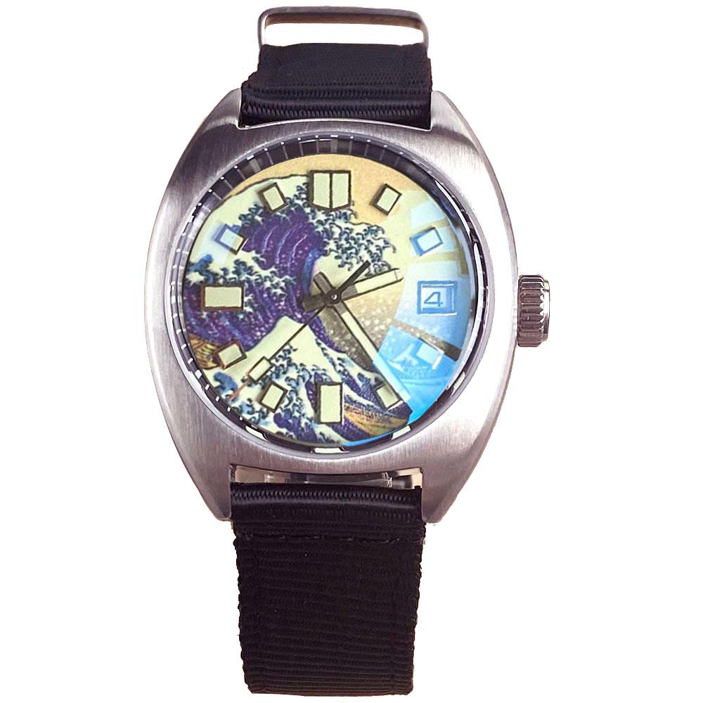 Tandorio 20ATM 36mm Military Retro Men's Diving Watches For Japan NH35 Sapphire Glass Arabic Numerals Mechanical Watch For Man
