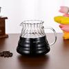 360ml/600ml Szklany Drip do Kawy Czajnik Cloud Odporność na Ciepło 120 Stopni Pot do Dzielenia Kawy Filtr Kroplowy dla Baristy