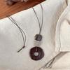 Bohemian Etnische Holle Houten Kralen Ketting Voor Vrouwen Vintage Bedels Trendy Bedels Sieraden
