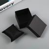 4PCS Business Men's Gift Box Watch Set Fashion Trend Quartz Watch Bracelet Necklace Ring Set Perfect Gift Set for Friends or Dad