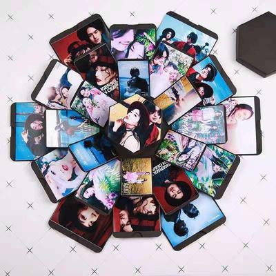 Hexagon DIY Explosion Box: Handmade Surprise Photo Album Gift for Birthdays and Couples