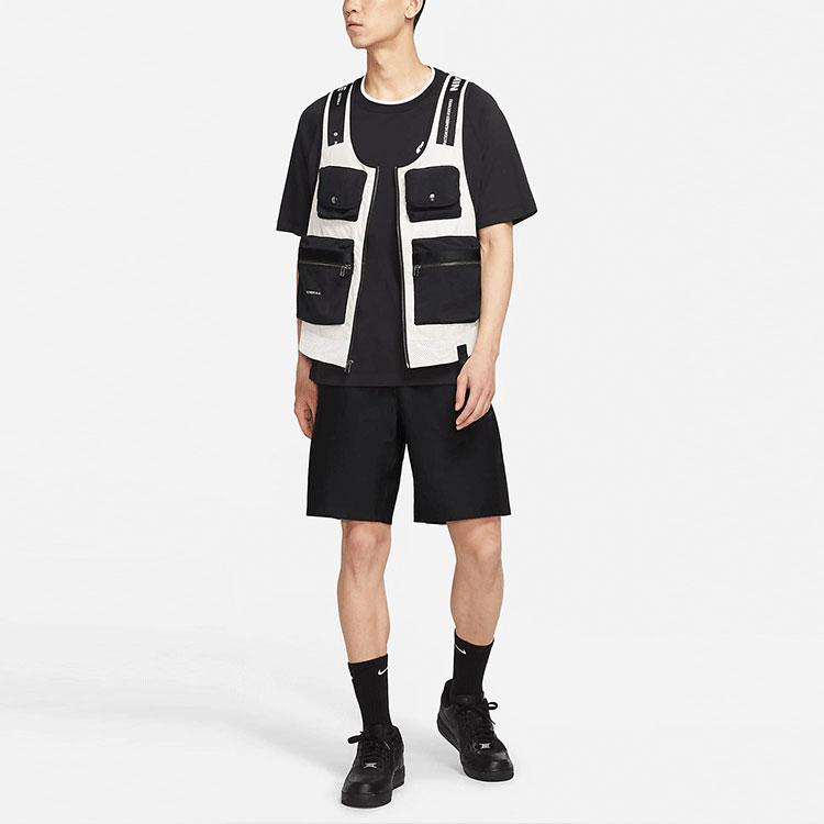 Nike Vests Men's White Collarless Moderate Workwear DA0500-072