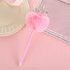 Furry Pom Ballpoint Pen 0.7mm Pen Point for Student Adult Funny Ballpoint Pen for Writing Journaling Office Writing Tool