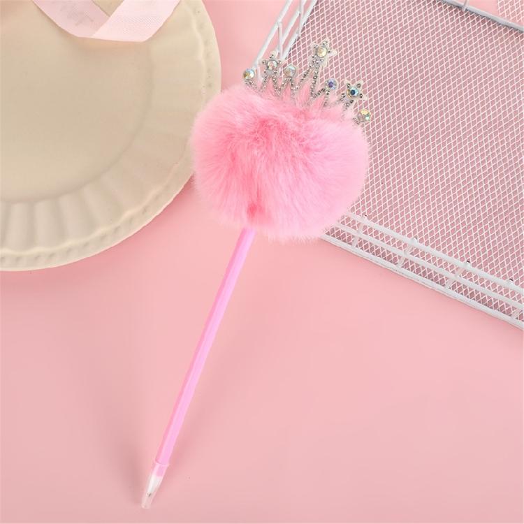 Furry Pom Ballpoint Pen 0.7mm Pen Point for Student Adult Funny Ballpoint Pen for Writing Journaling Office Writing Tool