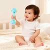 Dual Bell Baby Rattle Toy Soft Grip Shaker with Bell Sound Early Learning & Motor Skill Development Toy for Newborns Infants