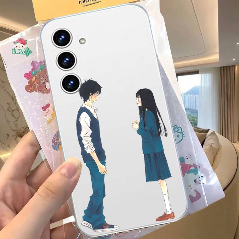Cute K-Kimi Ni Todoke HD Clear Transparent Phone Case For Samsung Galaxy A52,A12,A51,S24,S23,S22ULTRA,S21 Edge,S20LITE,Plus,U