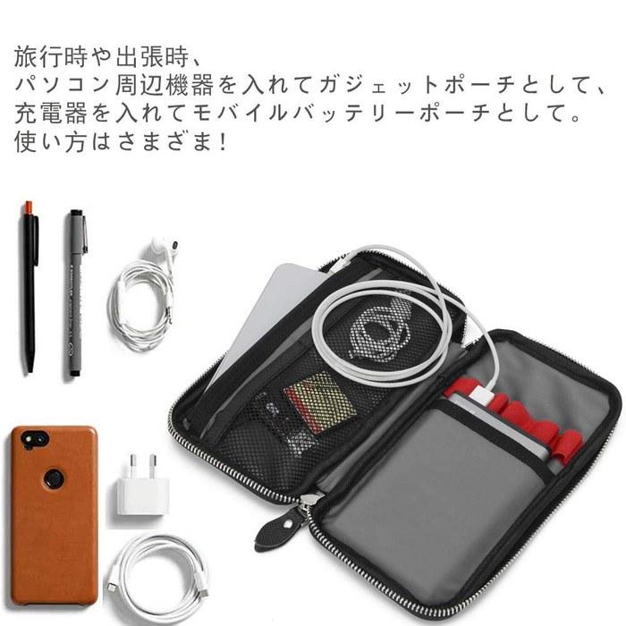 [Kawa] Pen Case Leather Pencil Box Black 21.5cm x 21.5mm x 2.5cm