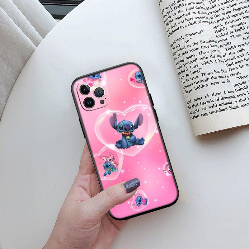 Cartoon Stitch Handyhülle für Samsung Galaxy S24 S25 Ultra FE Plus Edge A22 A24 A25 A35 A02S A21S