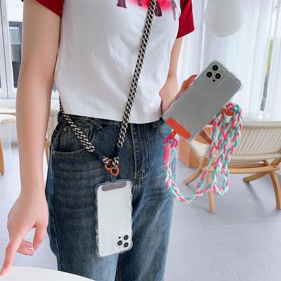 Adjustable Mobile Phone Lanyard Detachable Crossbody Mobile Phone Strap Universal Colorful Cell Phone Hanging Cord Strap Unisex