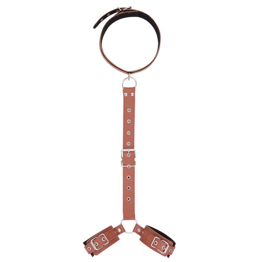 Restraint Training Kit: Handcuffs & Collar for Adult Roleplay