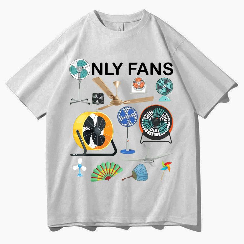 Men Women Fashion Only Fans Graphics Funny Tee Shirt Loose Clothing Short Sleeve Round Neck Cotton Tees T-Shirts