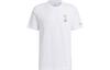 T Shirts Men's White Crew Neck Moderate Straight Fit IU1264