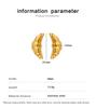 Sommer-Ozean-Serie: 18K Gold Edelstahl Muschel Ohrstecker - Damen Mehrere Stile