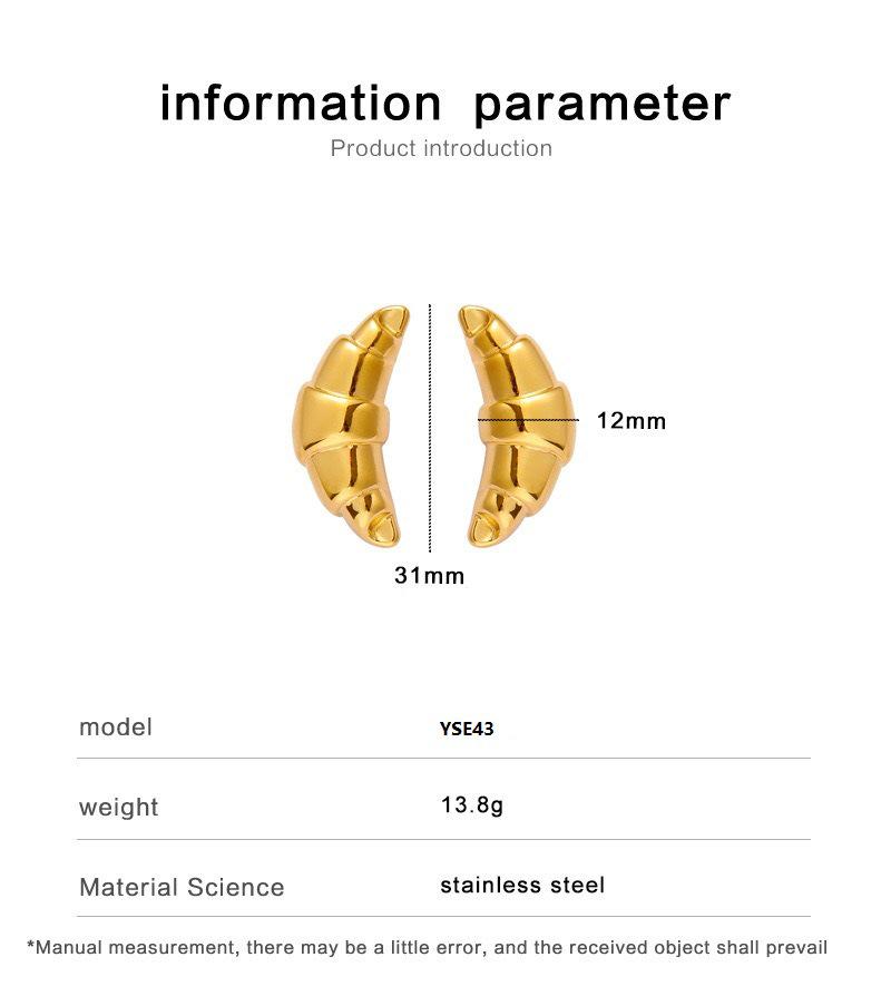 Sommer-Ozean-Serie: 18K Gold Edelstahl Muschel Ohrstecker - Damen Mehrere Stile