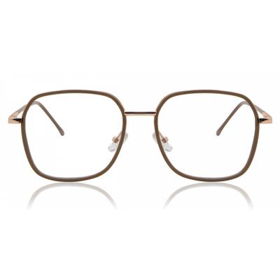 Full Rim Square Brown Rose Gold Nielsen Mtr 94c Fashion Unisex Eyeglasses