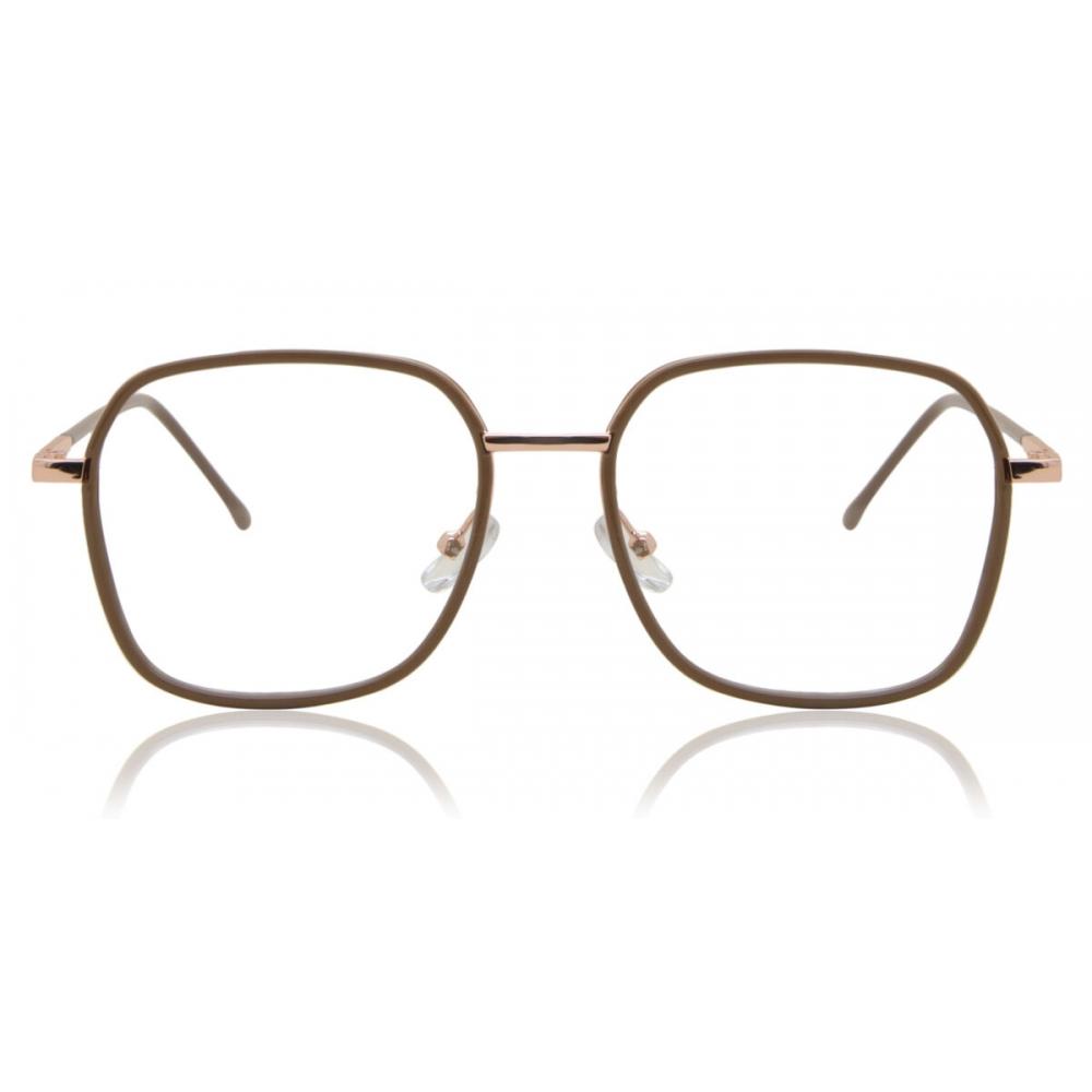

Full Rim Square Brown Rose Gold Smartbuy Collection Nielsen Mtr 94c Fashion Unisex Eyeglasses Brown Rose Gold/53-18-149