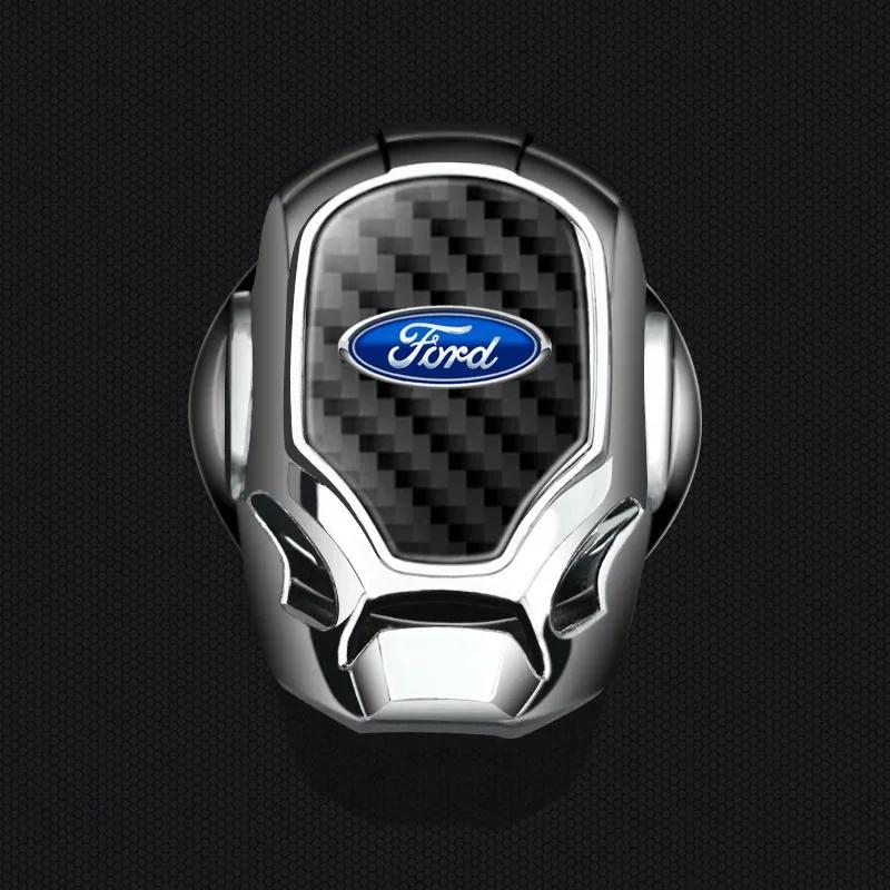 Car Sticker 2025 Hot New Car Accessories One-click Start Button Sticker Protection Cover Decals For Ford Ecosport Edge Figo Flex