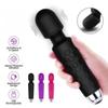 Leistungsstarker Zauberstab, 8 Geschwindigkeiten und 20 Vibrationsmuster, AV-Vibrator, Sexspielzeug für Frauen, Klitoris, Sexshop, G-Punkt, vibrierender Dildo, Bullet