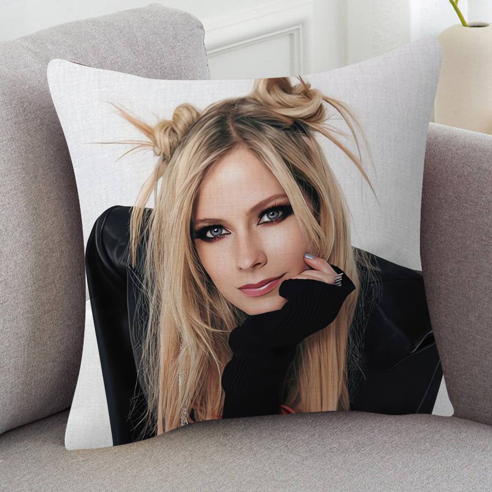 Singer Avril Lavigne Game For Cartoon Print Peripheral Pillow Case Cushion Cover Home Decor Birthday Gift Pillowcover