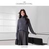 Luxury High-Neck Wool Sweater for Women - Cozy, Loose-Fit Pullover, Perfect for Autumn and Winter