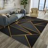Nordic Carpet INS Style Living Room Rug Sofa Coffee Table Mat Bedroom Full Room Coverage Stain-Resistant Simple Geometric Grid