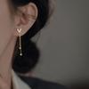 Elegant Butterfly Rhinestone Tassel Stud Earrings for Women - 2025 New Trend Exquisite Sweet Ear Ornaments