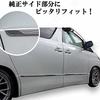 20 Series Vellfire/Alphard Stainless Steel Side Door Molding, Chrome-Tipped, Stick-On Type, for OEM Door Panels