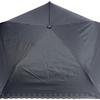 Rose Sangyo 50cm Mini Folding Umbrella with Heat 63500301 Lightweight, Color-Coated, Cut, Black,