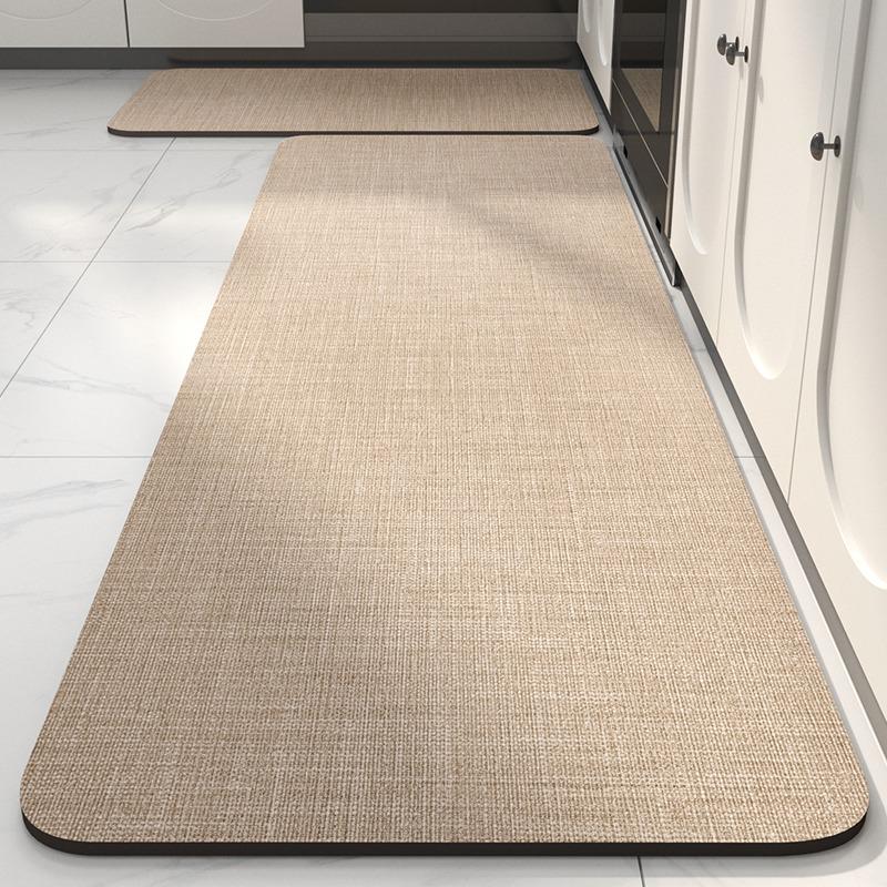 Kitchen Floor Mat Non-slip Carpet Washable Soft Diatom Mud Absorbent Foot Mats Home Decoration Area Rug Alfombra De Cocina
