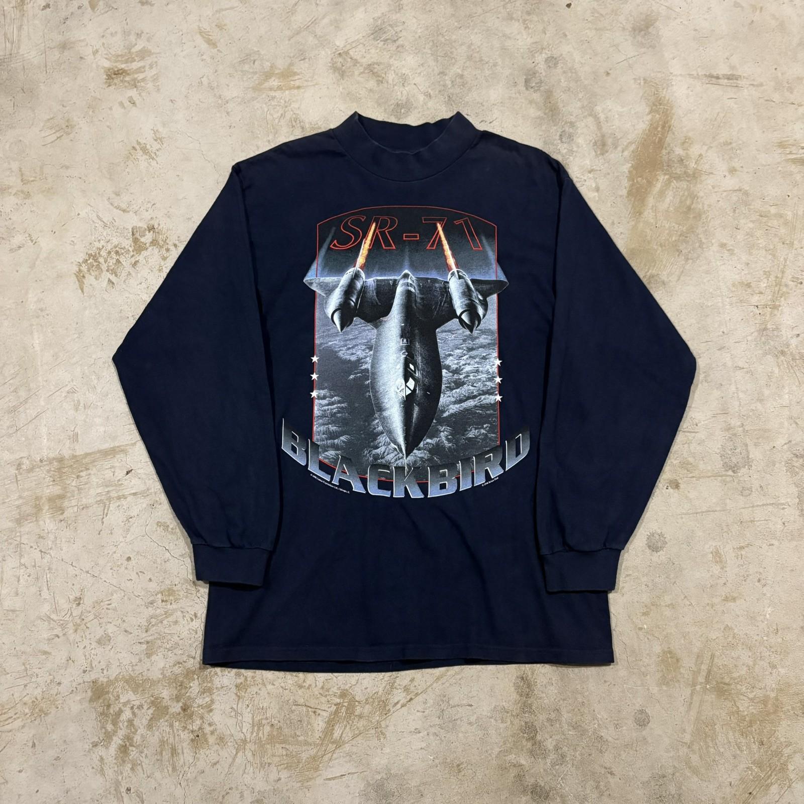 Vintage 1998 SR-71 Blackbird LS shirt Size M Unisex T-Shirt S