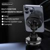 Solar Power Vacuum Magnetic Car Phone Stand Holder 360 Degree Rotation Suction Cup Foldable Mobile Phone Holder