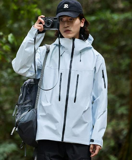 Bird House SV 7th Gen Windproof Hard Shell Jacket: Waterproof, Lightweight Mountaineering Coat for Men & Women, Ideal for Tibet Travel. Large