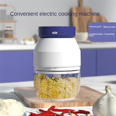 ABWR-Meat Grinder Electric Cooking Machine Food Machine Garlic Mixer Household Stuffing Multifunctional Grinder Durable 270ML