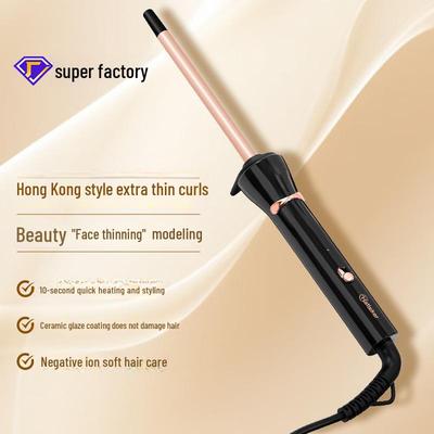 9mm Mini Elektrischer Lockenstab für Kurzes Haar & Luftige Ponyfransen