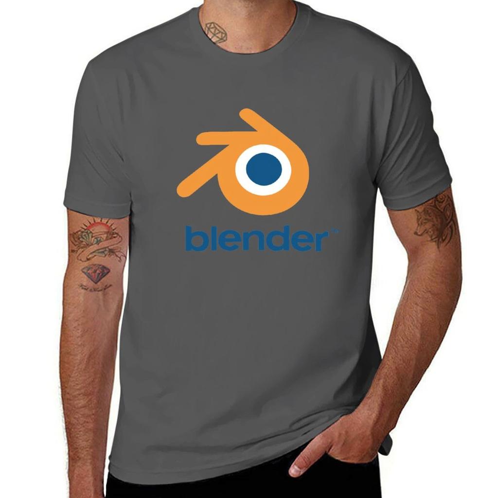 Camiseta de licuadora Manga corta Camiseta blusa lisa negra camisetas hombre