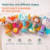 Baby Soft Rattles Newborn Toys Cute Animal Rattle Toy Infant Crib Bed Stroller Seat Toys Toddler Grab Ability Training Plush Toy