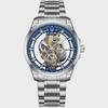 Men Watch Skeleton Quartz Wristwatch Gold Skeleton Retro Man Watch Top Brand Luxury Clock Mens Watches