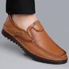 Herren Sommer Business Casual Atmungsaktiv Rutschfest Outdoor Oxford Schuhe mit Weicher Sohle Slipper Herrenschuhe