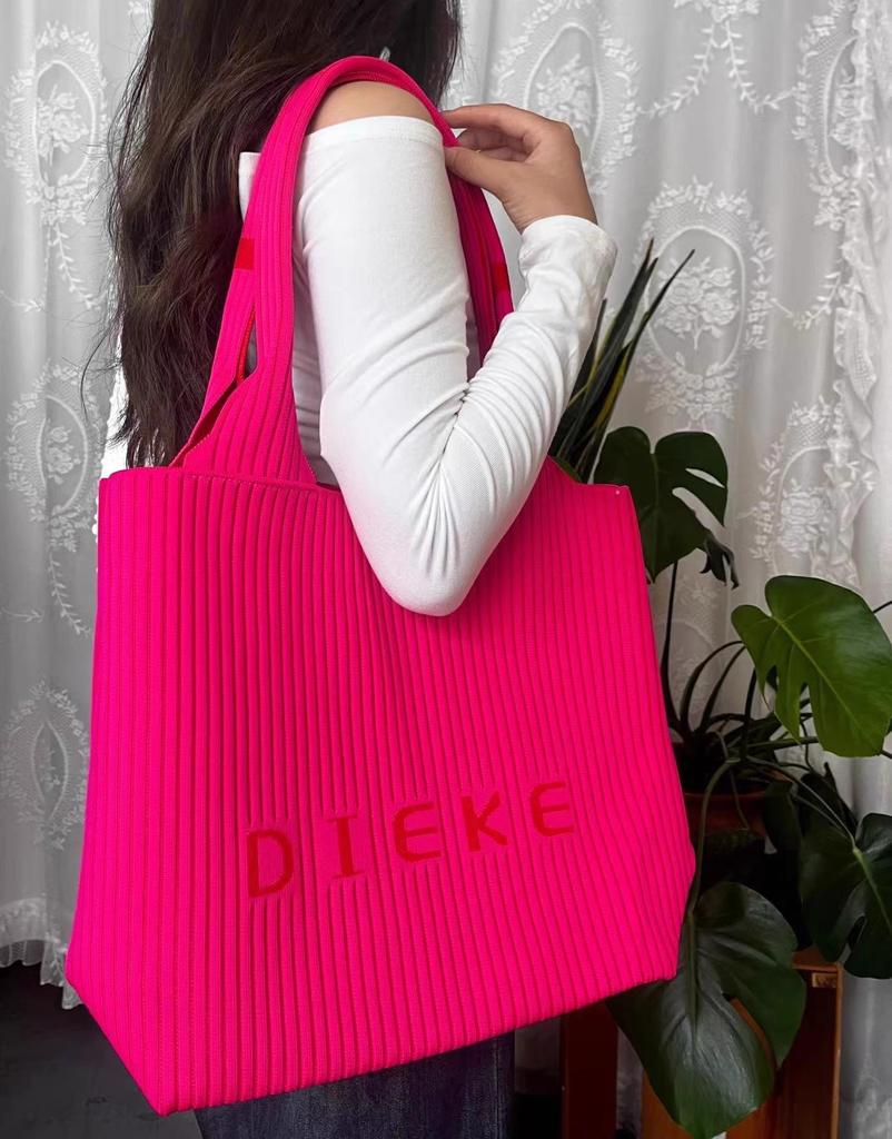 Classic Korean-Style Canvas Tote: Large Capacity, Versatile Striped Shoulder & Crossbody Bag for Women