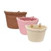 Kids Bike Basket Bicycle Front Handlebar Cloth Rope Storage Portable Tricycle