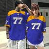 Mens Oversized Hip Hop Streetwear T-Shirt Loose Fit Short Sleeve Cotton Graphic Tee