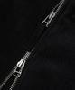 Iey Velvet Zip Bomber Jacket Black