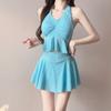 Atmosphere Swimming Suit Women's Split Two-piece Set Dopamine Color Vacation Hot Swimsuit Women