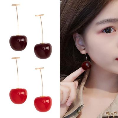 1 par de pendientes colgantes para mujer con forma de Cheey, lisos, galvanizados, antideslizantes, ligeros, decoración de orejas, joyería para fiesta, baile de graduación, pendientes colgantes