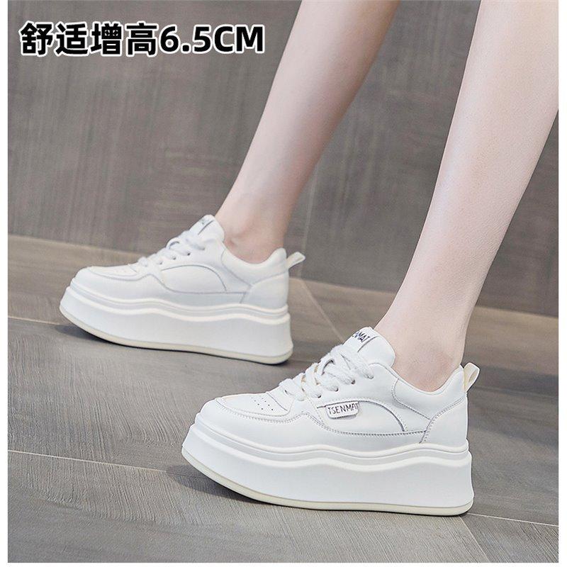 

Thick-soled muffin little white shoes women s 2025 spring and summer new popular versatile and thin breathable sports and leisure shoes 35