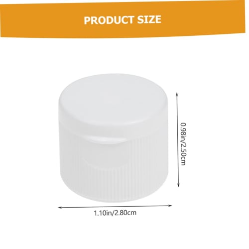 Sosoport Replacement Water Bottle Caps, 40-Pack, Plastic Caps for Soda Bottles, 28mm Sports Bottle Lids