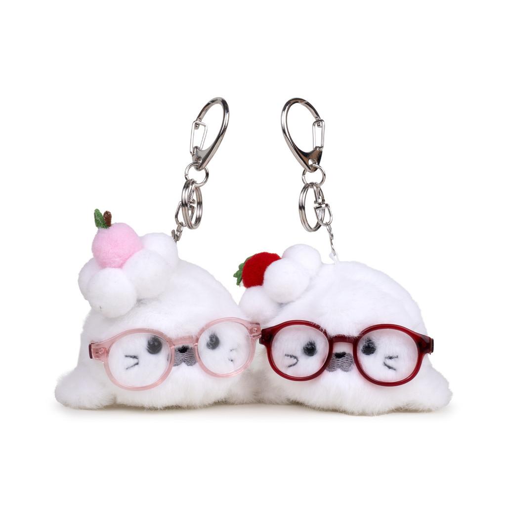 Ocean Family Plush Seal Keychain With Glasses For Collectors And Giftgiving