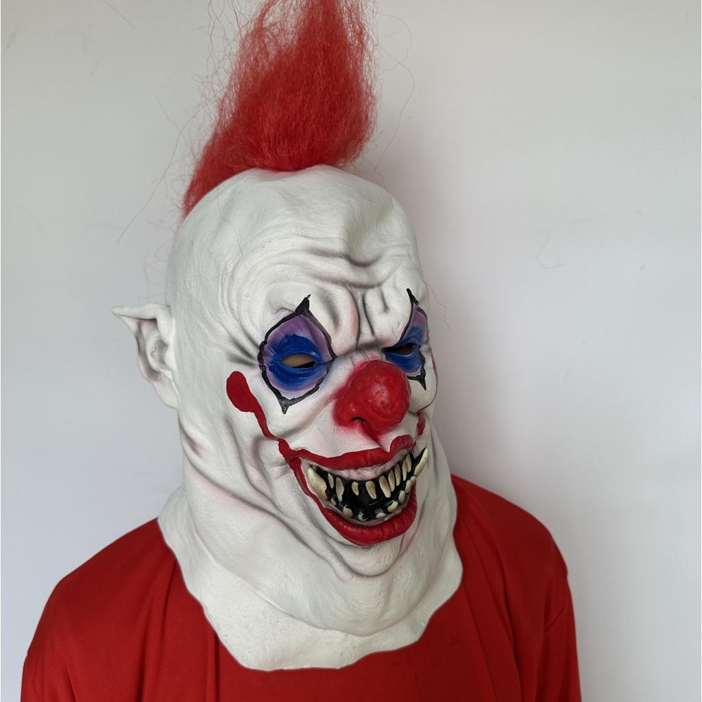 Various Clown Mask Halloween Scary Evil Clown Head Cover Costume Party Movie Cosplay Joker Mask Creepy Devil Smiling Clown Masks