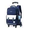 Children School Rolling Backpack for Boy Girls Trolley School Bag with Wheels Students Backpack Kids Book Bag Wheeled Backpack
